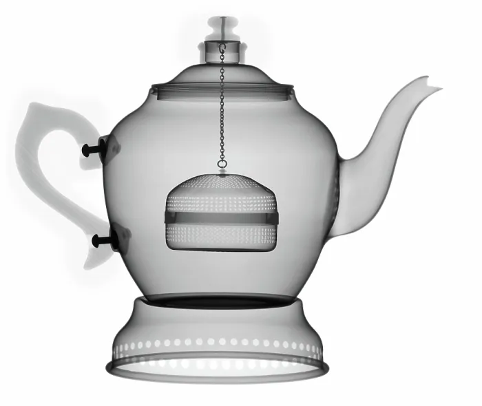 Framed Print : X-Ray of a Tea Pot