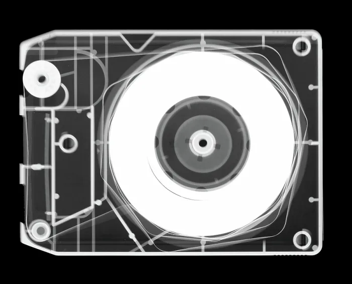Framed Print : X-Ray of an Eight Track Tape Framed Print : X-Ray of an Eight Track Tape