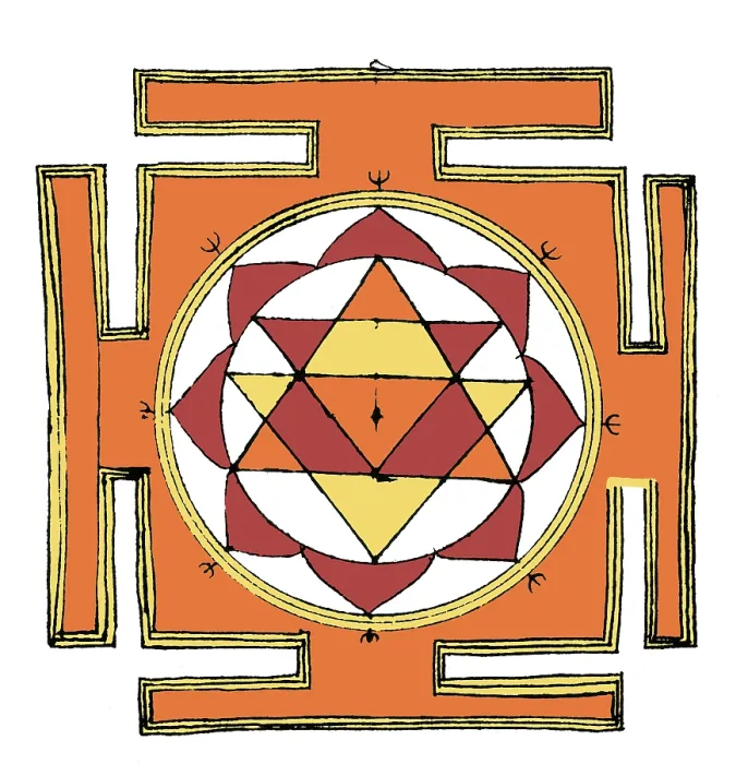 Framed Print : Yantra. The Yantra is an instrument used in meditation Framed Print : Yantra. The Yantra is an instrument used in meditation