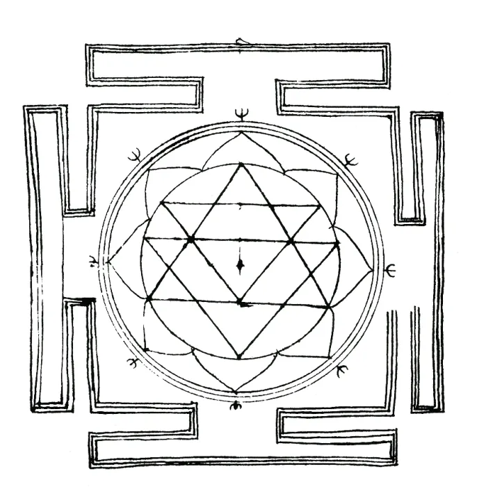 Framed Print : Yantra. The Yantra is an instrument used in meditation Framed Print : Yantra. The Yantra is an instrument used in meditation