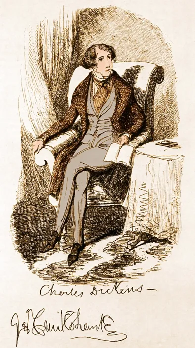 Framed Print : Young Charles Dickens, English Author Framed Print : Young Charles Dickens, English Author