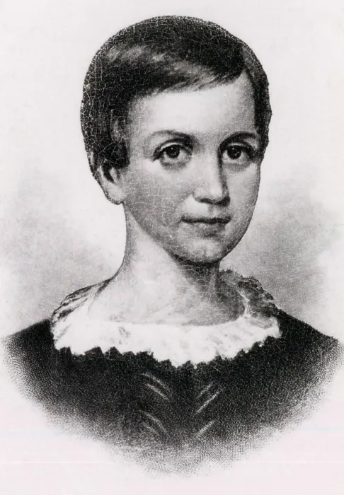 Framed Print : Young Emily Dickinson, 1840 Framed Print : Young Emily Dickinson, 1840