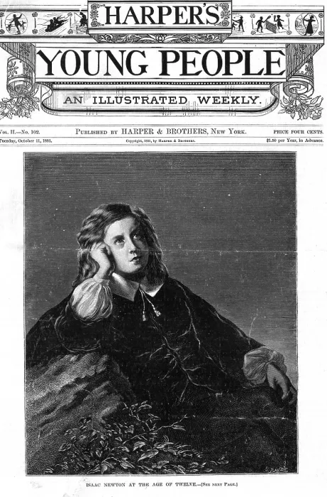 Framed Print : Young Isaac Newton, 1654 Framed Print : Young Isaac Newton, 1654