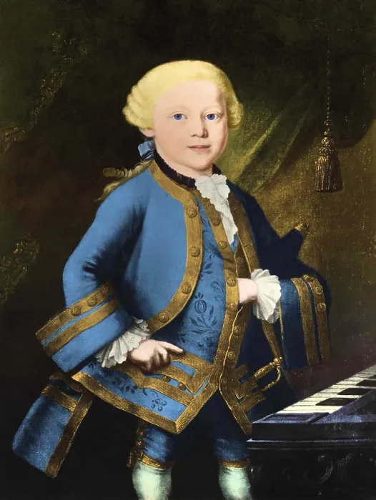Framed Print : Young Wolfgang Amadeus Mozart, 1763 Framed Print : Young Wolfgang Amadeus Mozart, 1763