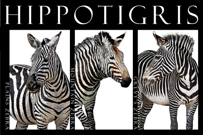Framed Print : Zebras, Poster Framed Print : Zebras, Poster