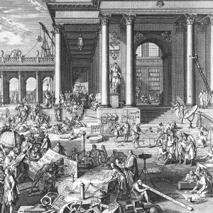 The Academy of Sciences and Fine Arts, 1698