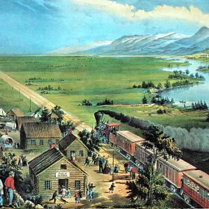 American Transcontinental Railroad, 19th Century American Transcontinental Railroad, 19th Century