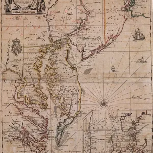 America's East Coast, 1679 America's East Coast, 1679