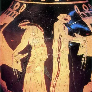 Ancient Greek Preparation of Sacrificial Beasts Ancient Greek Preparation of Sacrificial Beasts