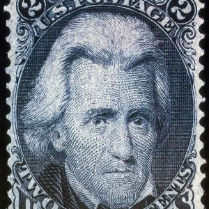Andrew Jackson, U.S. Postage Stamp, 1863 Andrew Jackson, U.S. Postage Stamp, 1863