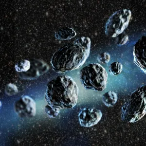 Asteroid Cluster, Illustration