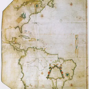 Atlantic Ocean, Map from 1601 Atlantic Ocean, Map from 1601