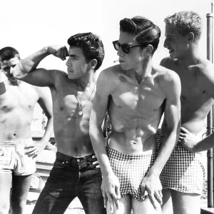 At the beach