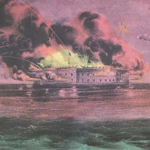 Bombardment of Fort Sumter, Charleston, 1861