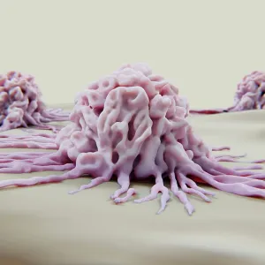 Cancer cells migrating