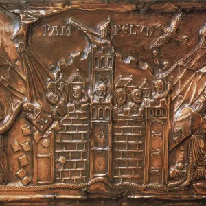 Charlemagne Besieging A City