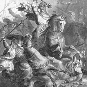 Charles Martel, Battle of Tours, 732 AD