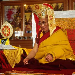 Dalai Lama Long Life Ceremony Print Dalai Lama Long Life Ceremony Print