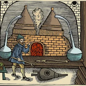 Distillation, Middle Ages
