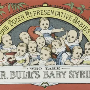 Dr. Bull's Baby Syrup, Trade Card, 1877