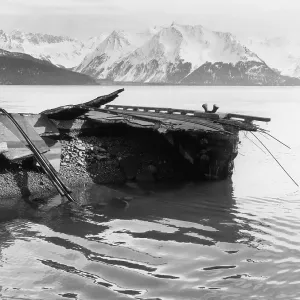 Earthquake Damage, Alaska, 1964