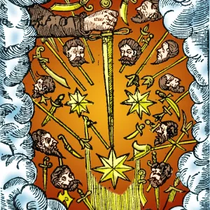 The Figure of a Fearful Comet
