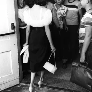 First day of high school, 1955