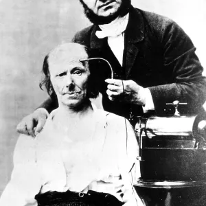 G.B.A. Duchenne Performs Electrotherapy, 1861