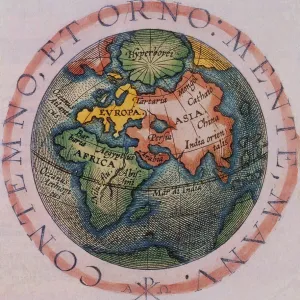 Hemispherical World Map, 1601 Hemispherical World Map, 1601