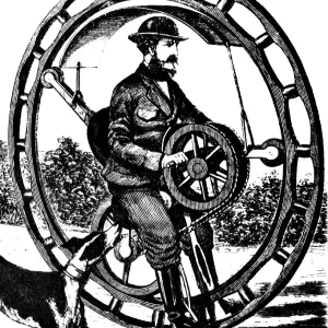 Hemmings Unicycle, Hand-Powered Monowheel, 1869 Hemmings Unicycle, Hand-Powered Monowheel, 1869