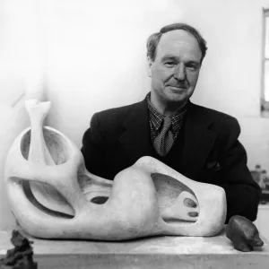 Henry Moore, British Sculptor, 1951 Henry Moore, British Sculptor, 1951