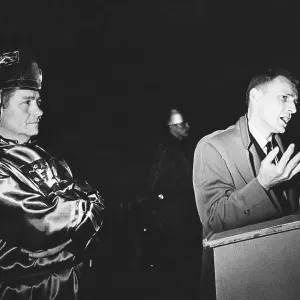 KKK, Imperial Wizard Robert Sheldon and Grand Dragon, Bob Jones, c. 1960's KKK, Imperial Wizard Robert Sheldon and Grand Dragon, Bob Jones, c. 1960's