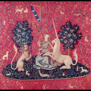 The Lady And The Unicorn, Medieval tapestry, 15th Century<br> 2192395