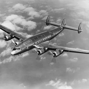 Lockheed Constellation or Connie Propeller Plane, 1950