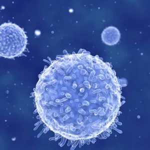 Lymphocytes, artwork