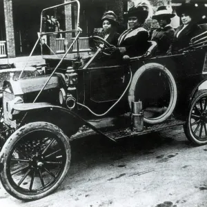 Madam C.J. Walker, American Entrepreneur in a 1916 Print