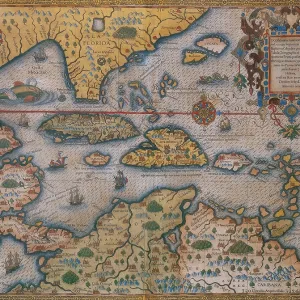 Map of Gulf of Mexico and C Map of Gulf of Mexico and C