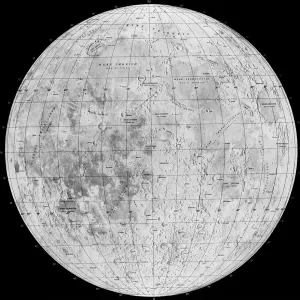 Map of Moon Map of Moon