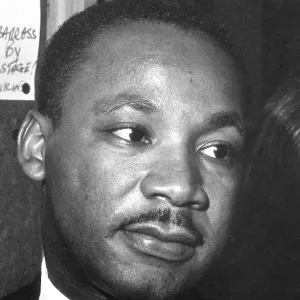 Martin Luther King, Jr. Print: Backstage Photo at Fox Theater