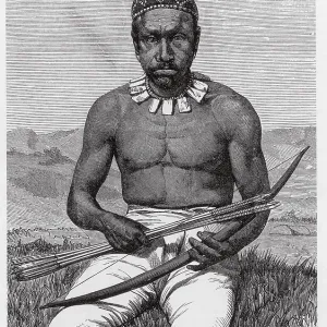 Native American Man, California, 1880