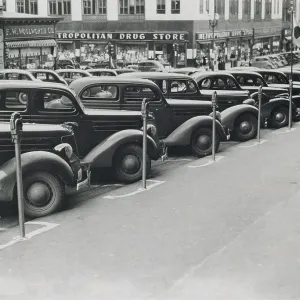 Parked Cars & Meters, 1938 Parked Cars & Meters, 1938