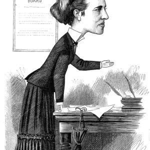 Print of Elizabeth Garrett Anderson, pioneering English physician