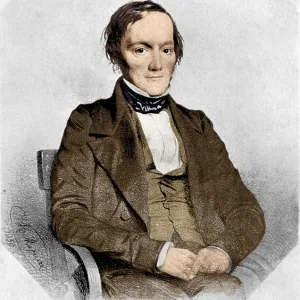 Print of English Paleontologist Richard Owen