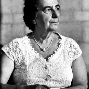 Print of Mrs. Golda Meir, Israeli Minister of Foreign Affairs