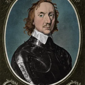Print of Oliver Cromwell's Head