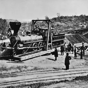 Railroad Construction, Topeka 1870