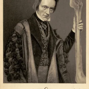 Print of English Paleontologist Richard Owen