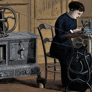 Steam Powered Sewing Machine