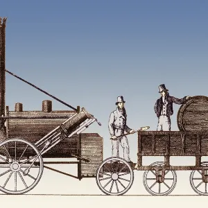 Stephenson, Rocket Steam Locomotive, 1829