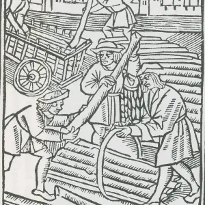 Timber Haulers, Medieval Tradesmen Timber Haulers, Medieval Tradesmen